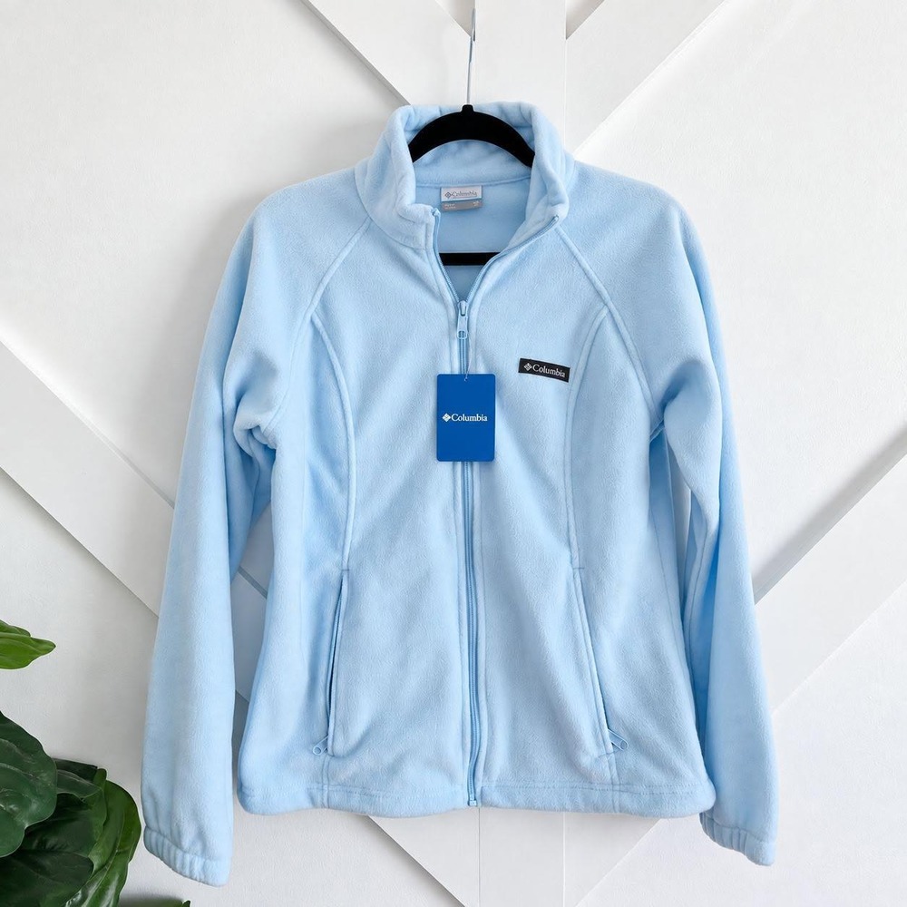 Columbia Sawyer Rapids 2.0 Fleece Women Size M Blue NWT Zip Up Jacket